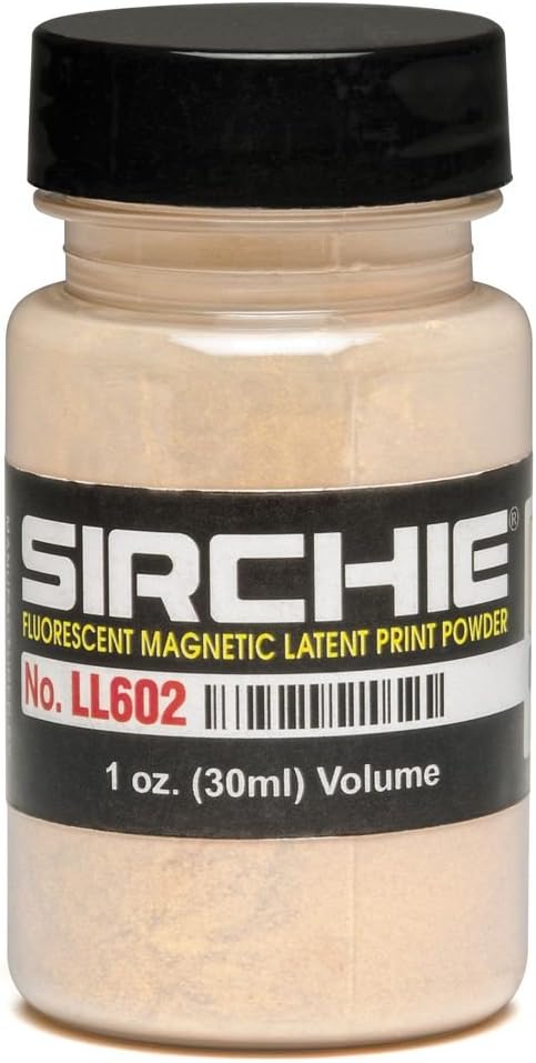 Orange Magnetic Fingerprint Powder, 1 Oz