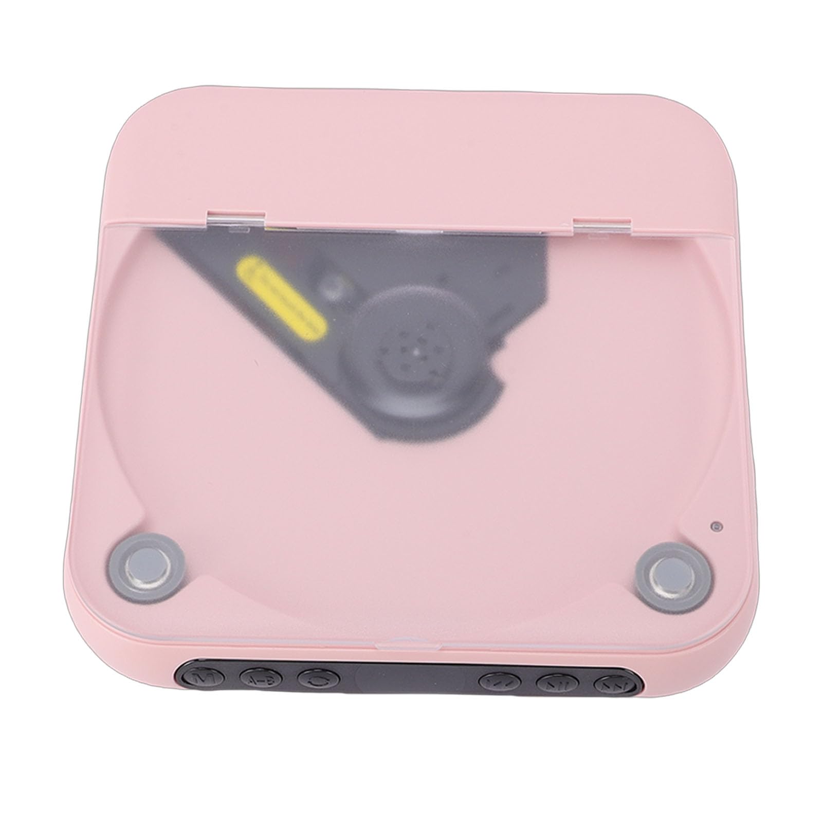 Lettore CD Portatile Ricaricabile con Bluetooth e Audio HiFi per L'ascolto in Auto e a Casa, Design Compatto (Rosa)