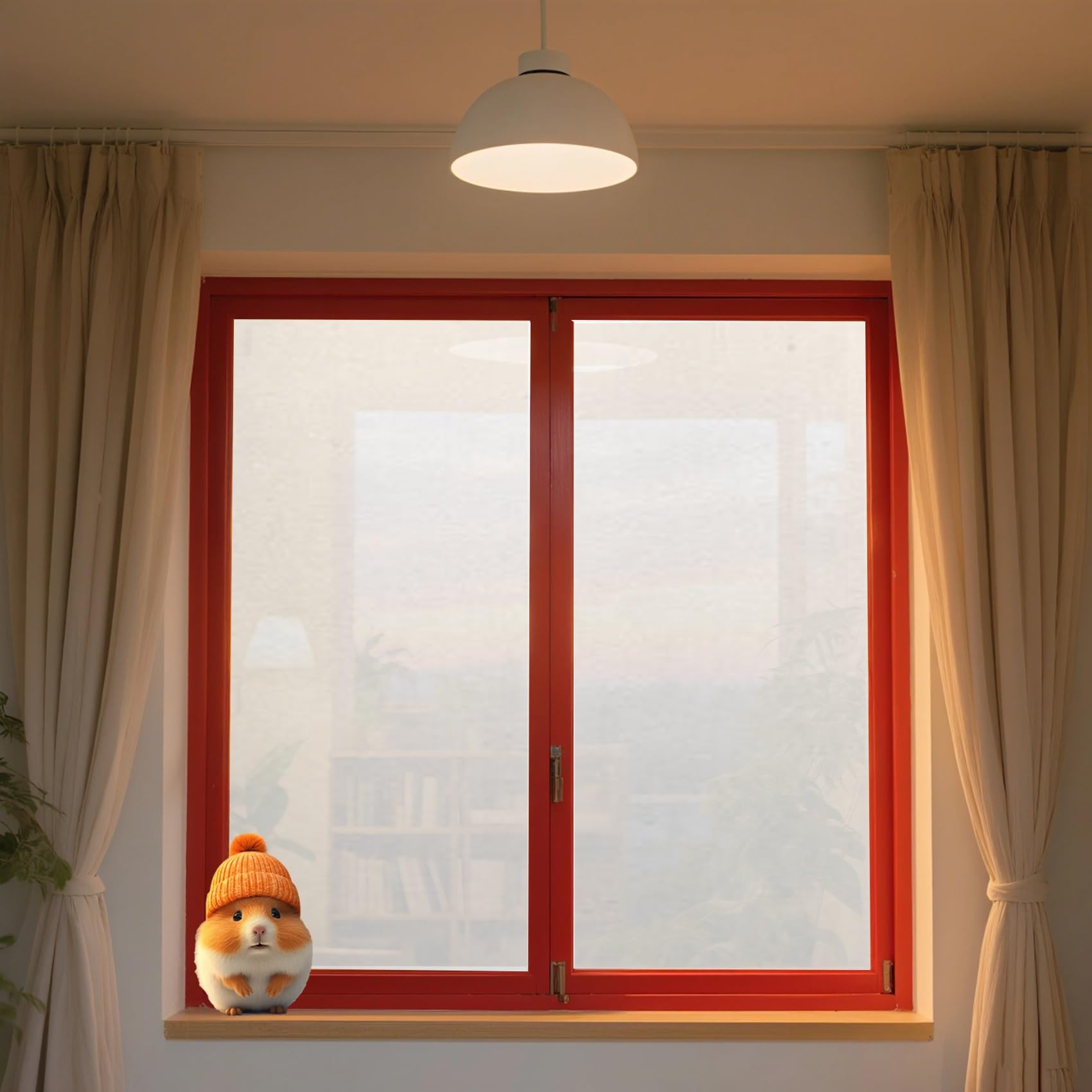 Vinilo Adhesivo Cristal 70 x 310 cm, Autoadhesiva sin Pegamento, Calcomanías de Adherencia Estática, Adhesiva Decorativa del Vidrio, para Dormitorio Oficinas, Blanco Mate