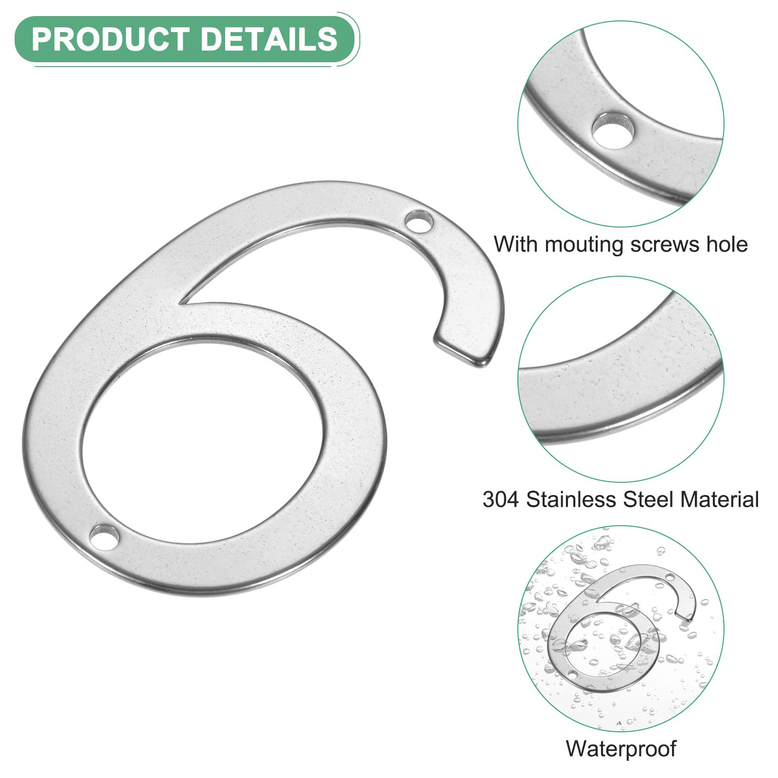M METERXITY 1-Pack House Number - Image 2