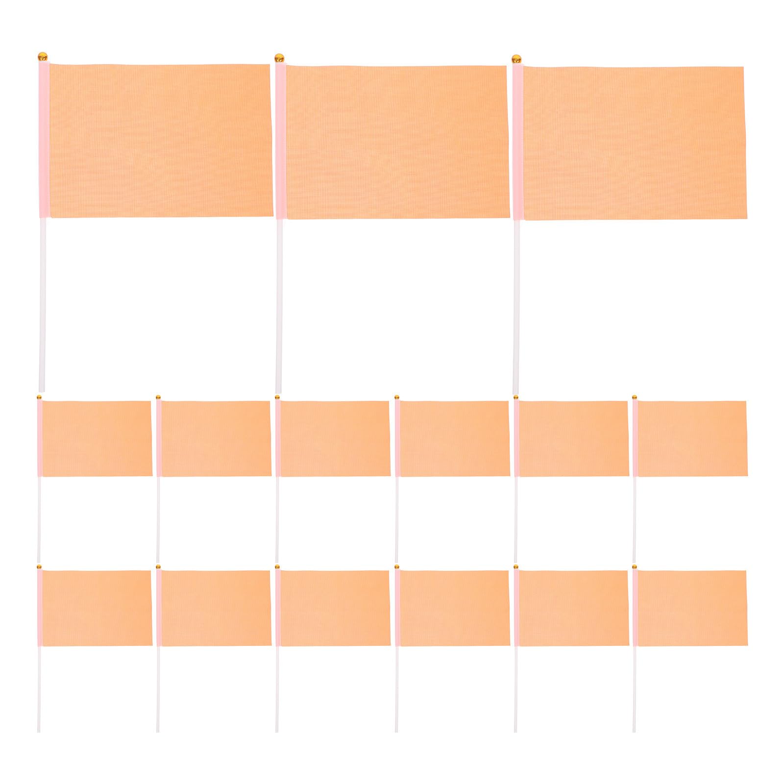 Banderines de poliéster jojofuny con varillas flexibles para decoración duradera de terrazas
