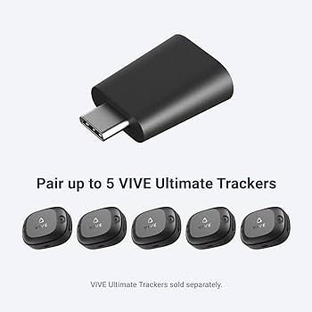 vive tracker ultimate 3台 USBワイヤレスドングル VIVE Ultimate Tracker - フルボディトラッキング、SteamVRに対応