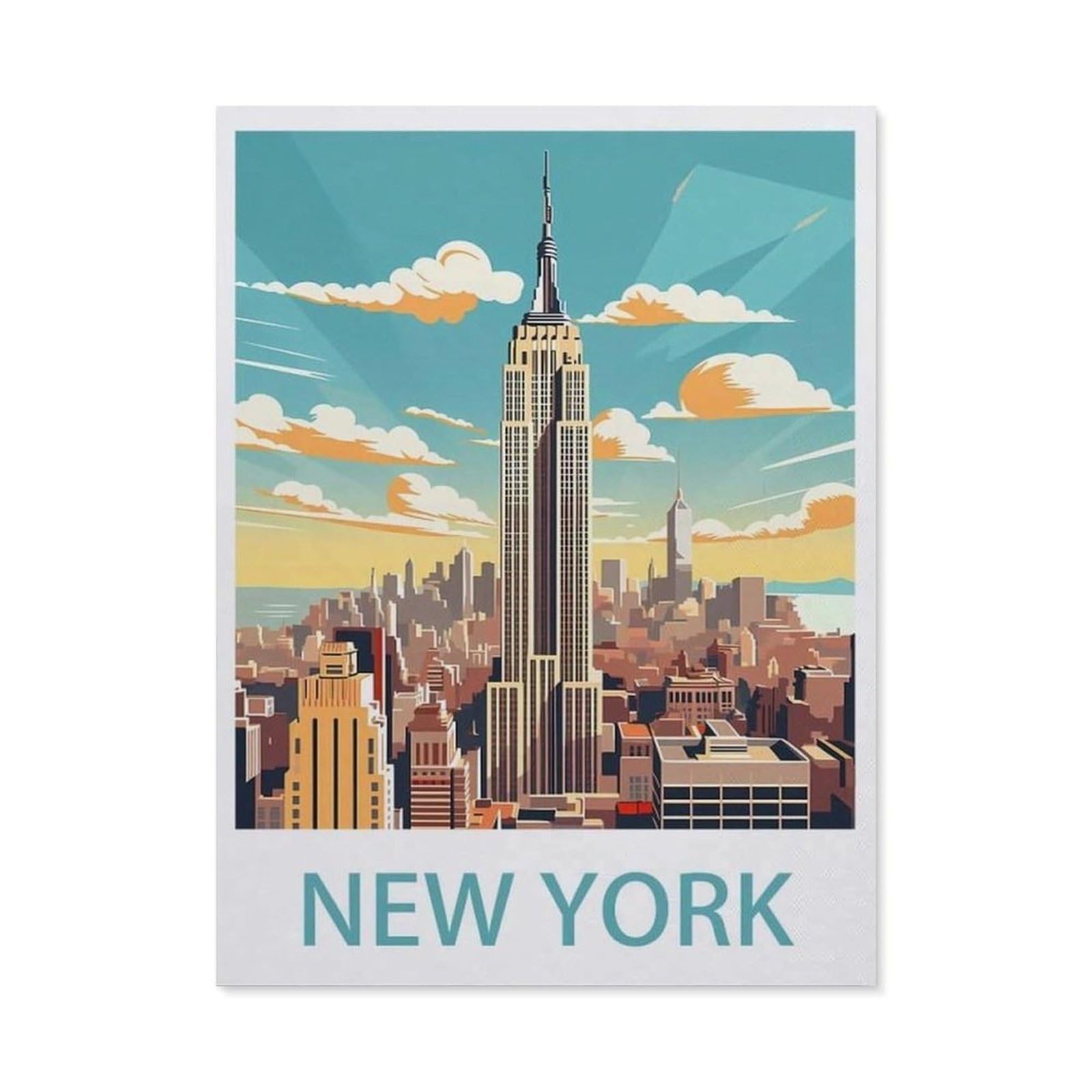 Tin Sign，New York(30x40cm）