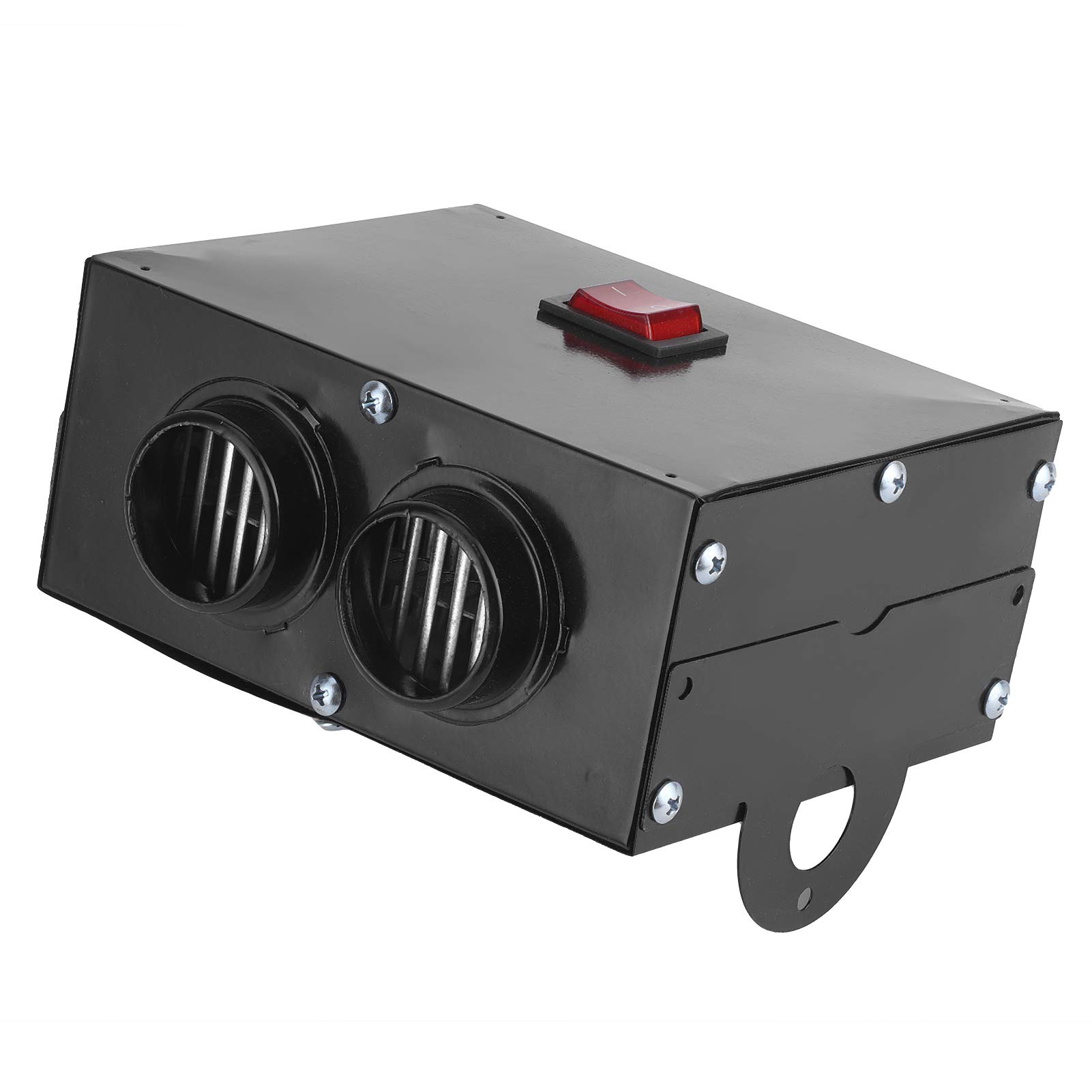 Unidad de descongelación de ventana de coche de 12 V Aleación de aluminio 400 W 600 W Salida de aire de doble orificio Calefacción de invierno Eliminación de escarcha Calentador