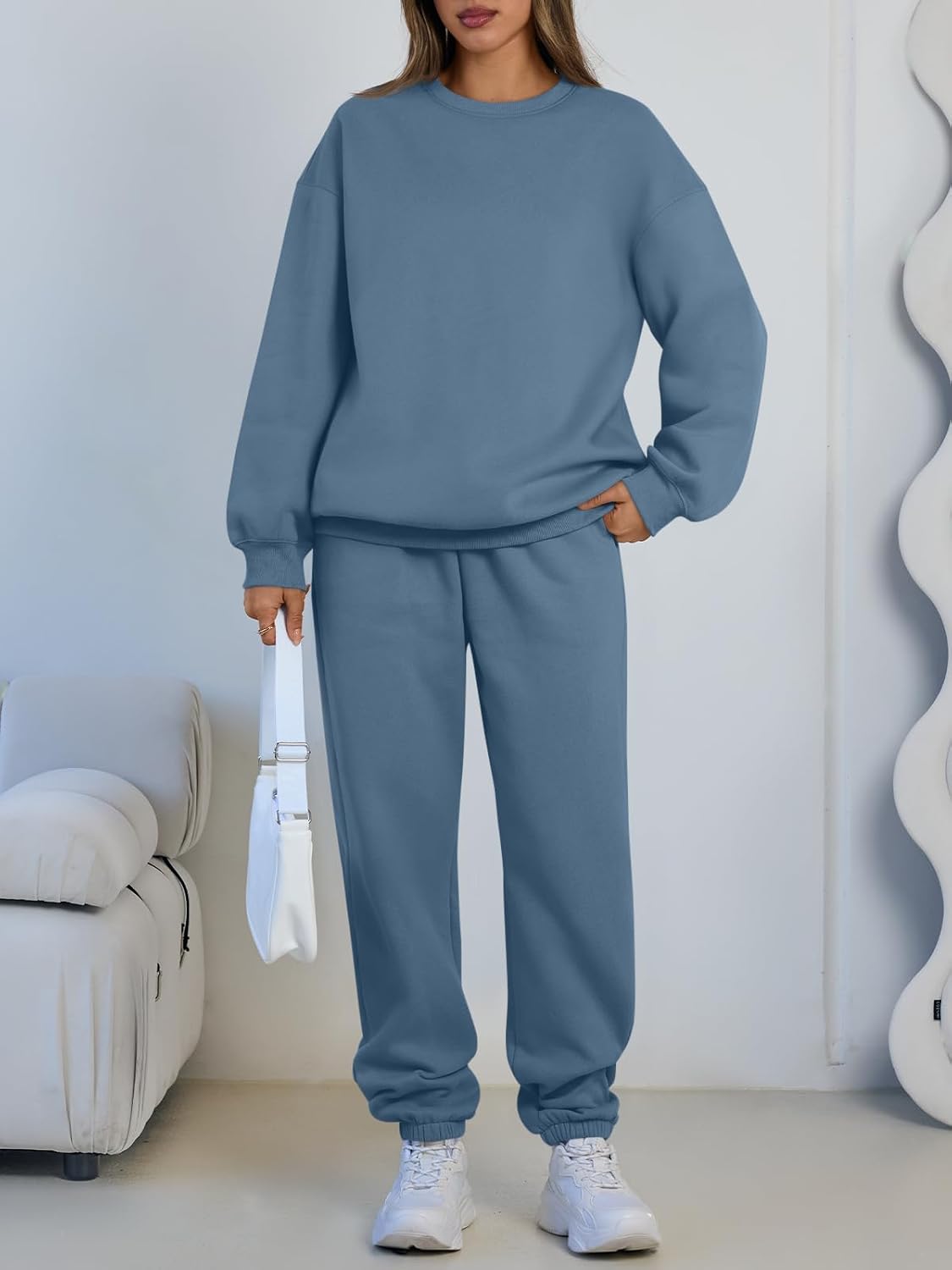 Trendy Queen Womens 2 Piece Sweat Sets Fall Sweatsuit Lounge Outfits 2026