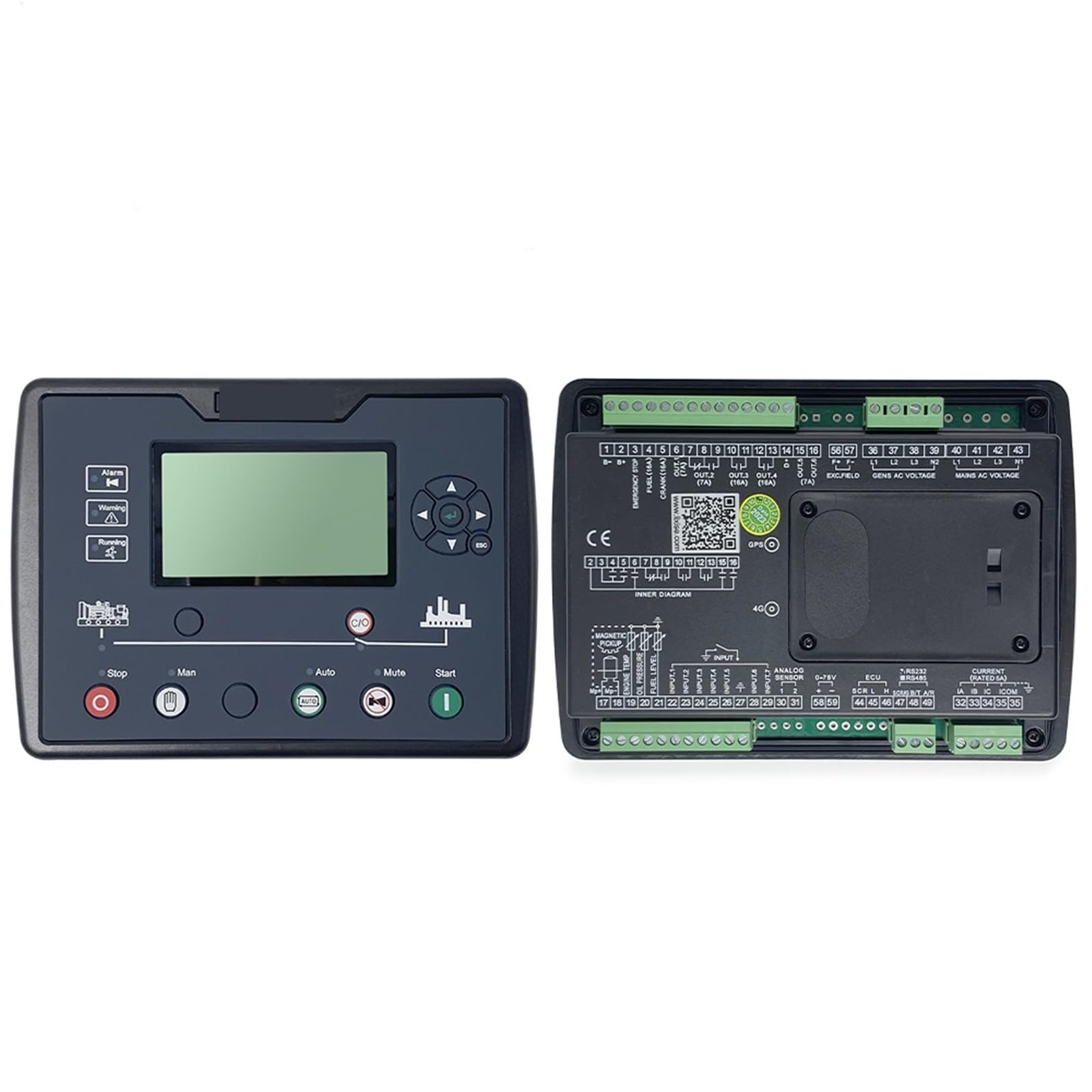 Jdilfunu Lxc6110n Lxc6120n Auto Start Control Module Panel For Generator Set Controller 1Pcs