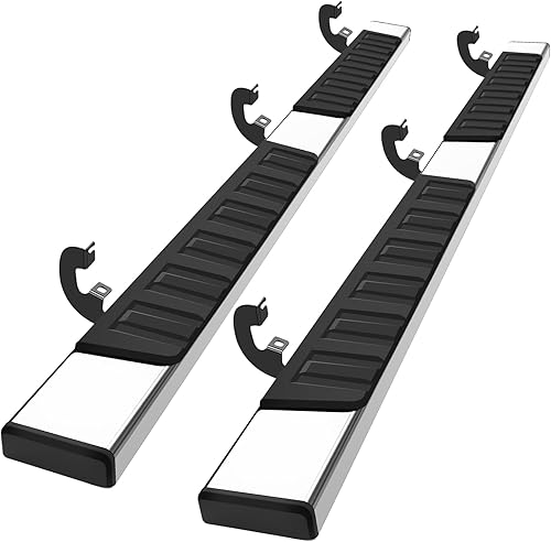 Miniatura 10 de COMNOVA - Estribos laterales compatibles con Chevy SilveradoSierra 1500 de doble cabina 2019-2024 y SilveradoSierra 2500HD 3500HD 2019-2024 doble