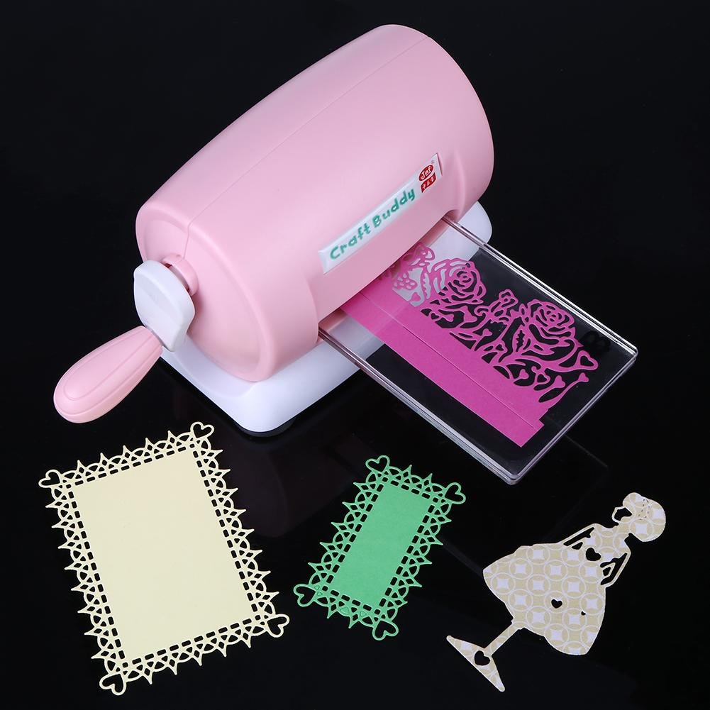 WANGQI Mini machine de découpe et de gaufrage - En plastique - Pour la fabrication de cartes et le scrapbooking