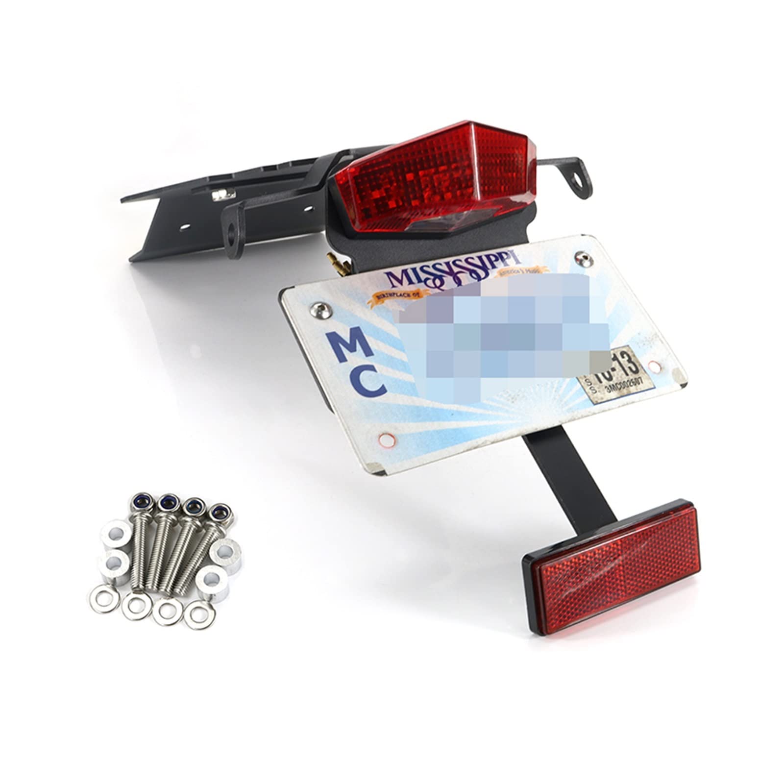 Soporte Compatible with matrícula Compatible con Triumph Bonneville T100 / SE/Scrambler/THRUXTON Kit eliminador de Guardabarros Trasero(A)