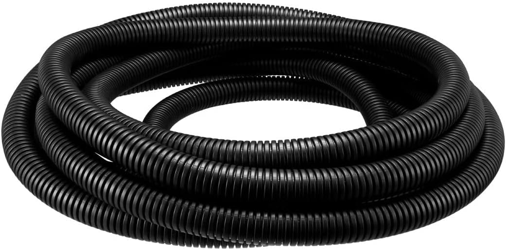XYWHPGV 7M Length 25mm Outside Dia Corrugated Bellow Conduit Tube for Electric Wiring Black(7c456 3419b 8bea6 9d1b4 cdfb6 b157e