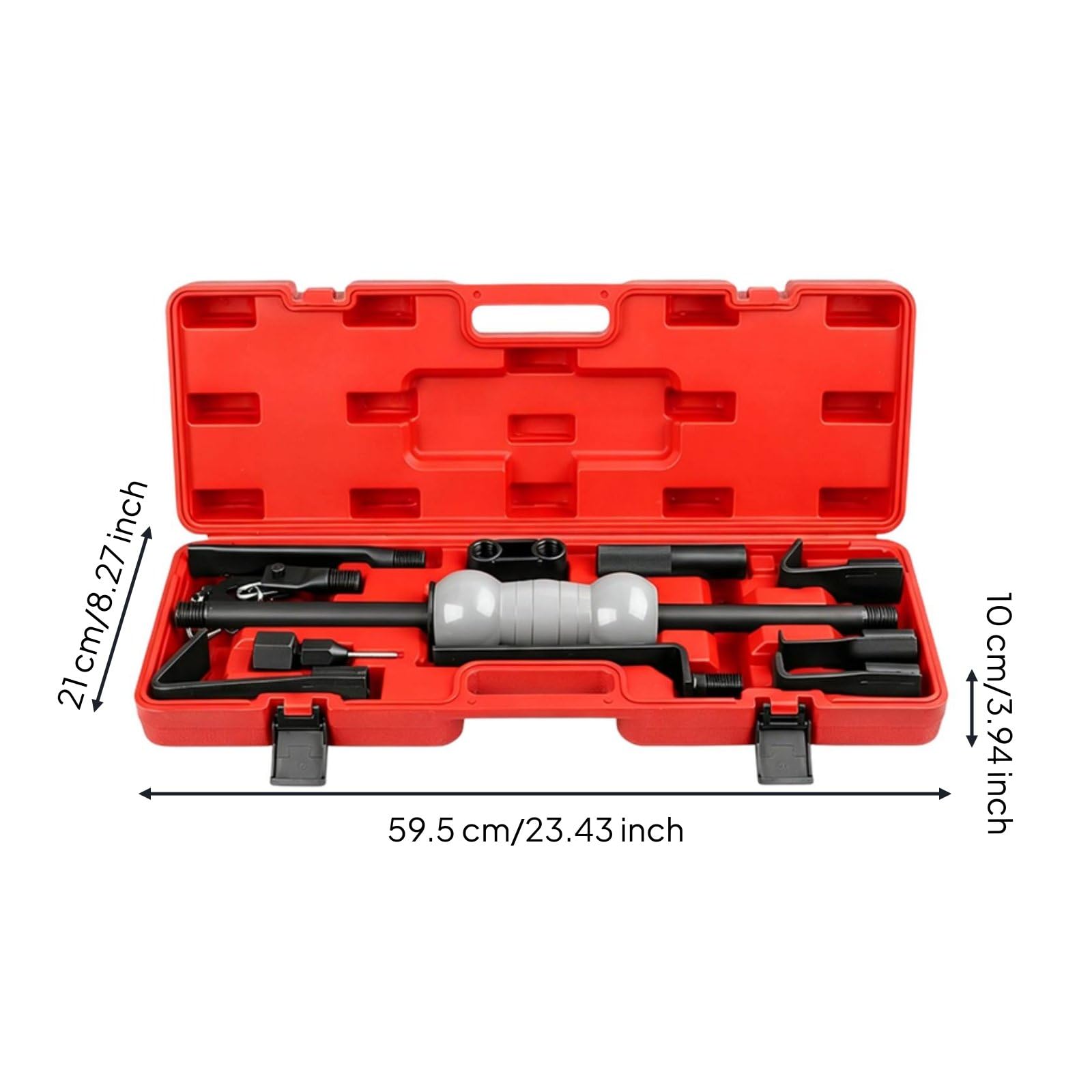 Amagogo Attrezzatura per Riparazione Ammaccature Kit Estrattore Carrozzeria Auto Martello a Scorrimento Utensili Lamiera Set Professionale in Acciaio Robusto, Painted