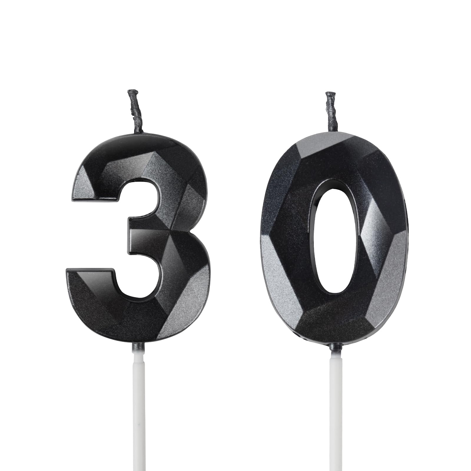 Yiran 50th Birthday Candles, Gold Number 50 Happy Birthday Candles, Cake Topper Decorations for Birthday Party, Wedding Anniversary Celebration Supply — view 68