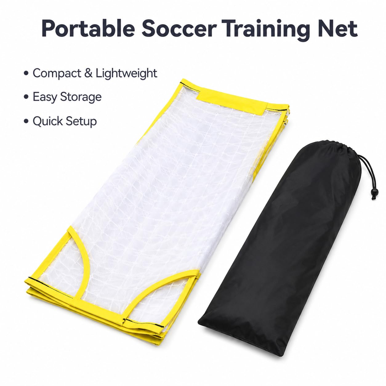 Fußball Trainingszubehör Torwand, Robustes Polyester Zielnetz für Schießgenauigkeit, faltbar, tragbar – perfekt für Vereine und Jugendspieler