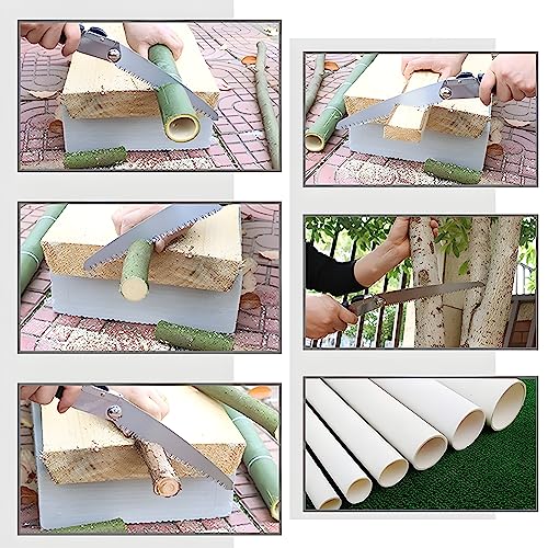 Image of Oblivion Garden Pruning Saw - Tree Pruner with Pole Slot, Lightweight Hand Tool for Branch Cutting, Durable Sharp Blades for Gardening, Wood Cutting, and Heavy-Duty Shearing (270 MM)