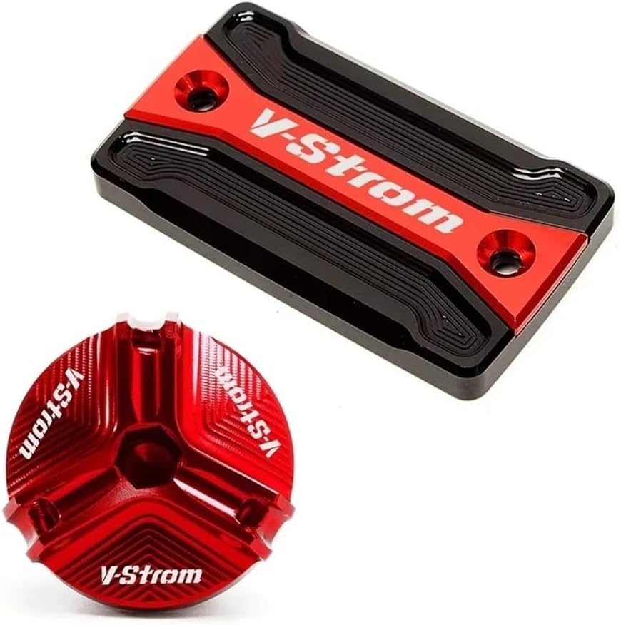 Fluid Reservoir Cap For V-Strom 650 250 1000/xt DL650 DL1000 DL250 Accessories Front Brake Fluid Tank Oil Filler Cap Protector