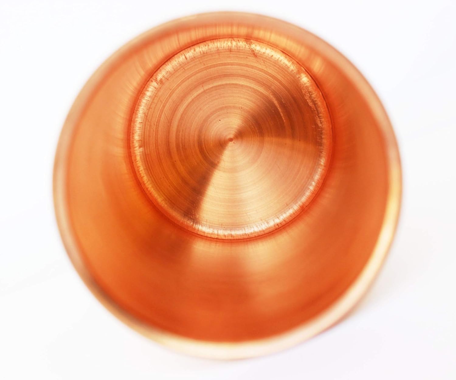 Art of Vedas Verre en cuivre ayurvédique 400 ml – Récipient de qualité supérieure fait à la main, 100% cuivre pur, traditionnel pour l'Ayurveda, durable et élégant