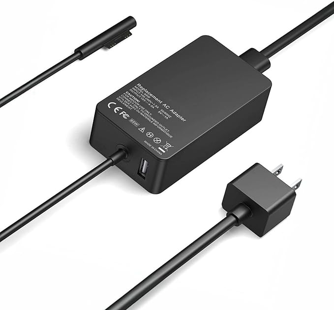 Amazon.com: 65W 44W 1769 1943 1950 1963 Surface Laptop Charger ...