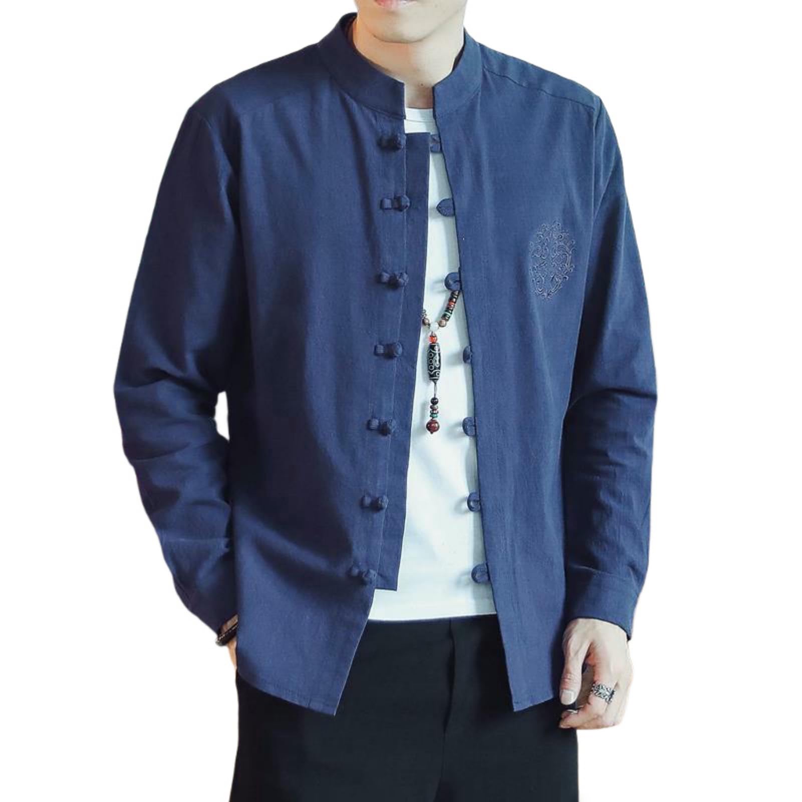 Camisa de manga larga holgada ideal para tardes de verano y terrazas 8