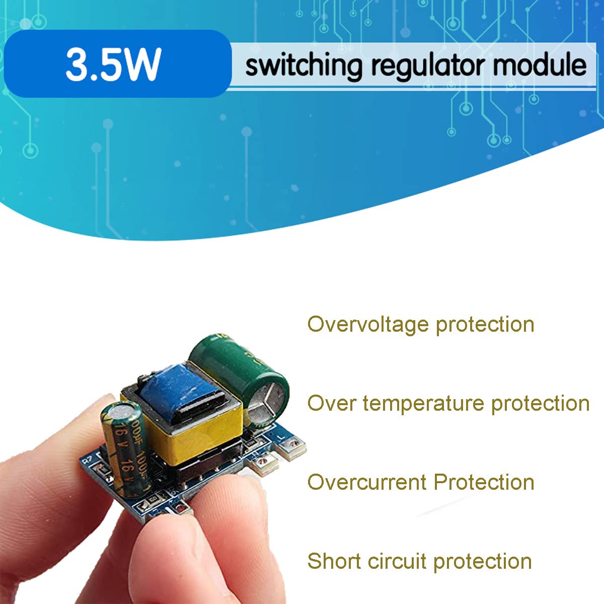 Youmile Buck Module with protection features listed