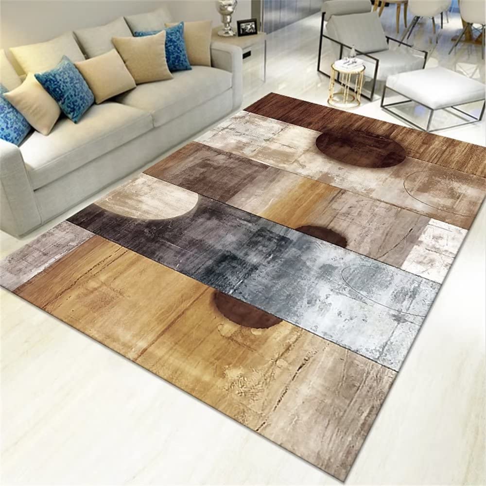 Bettumrandung Komfortabler Korridor mit Abstrakter Dekoration Baby Teppich Mehrfarbig Teenager deko Teppich küche bettumrandung terrassen teppich200x300CM