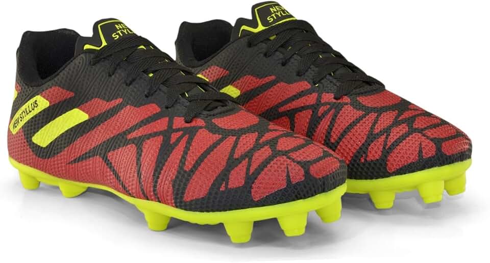 Chuteira Esportiva, Futebol Campo Gramado, Multicores, Par