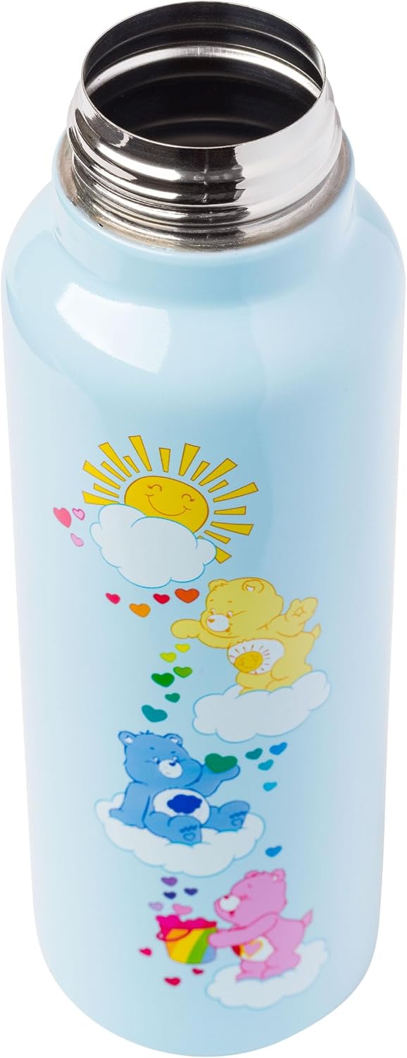 Silver Buffalo Care Bears Sun Shower, Stainless Steel Water Bottle, 27oz image 4