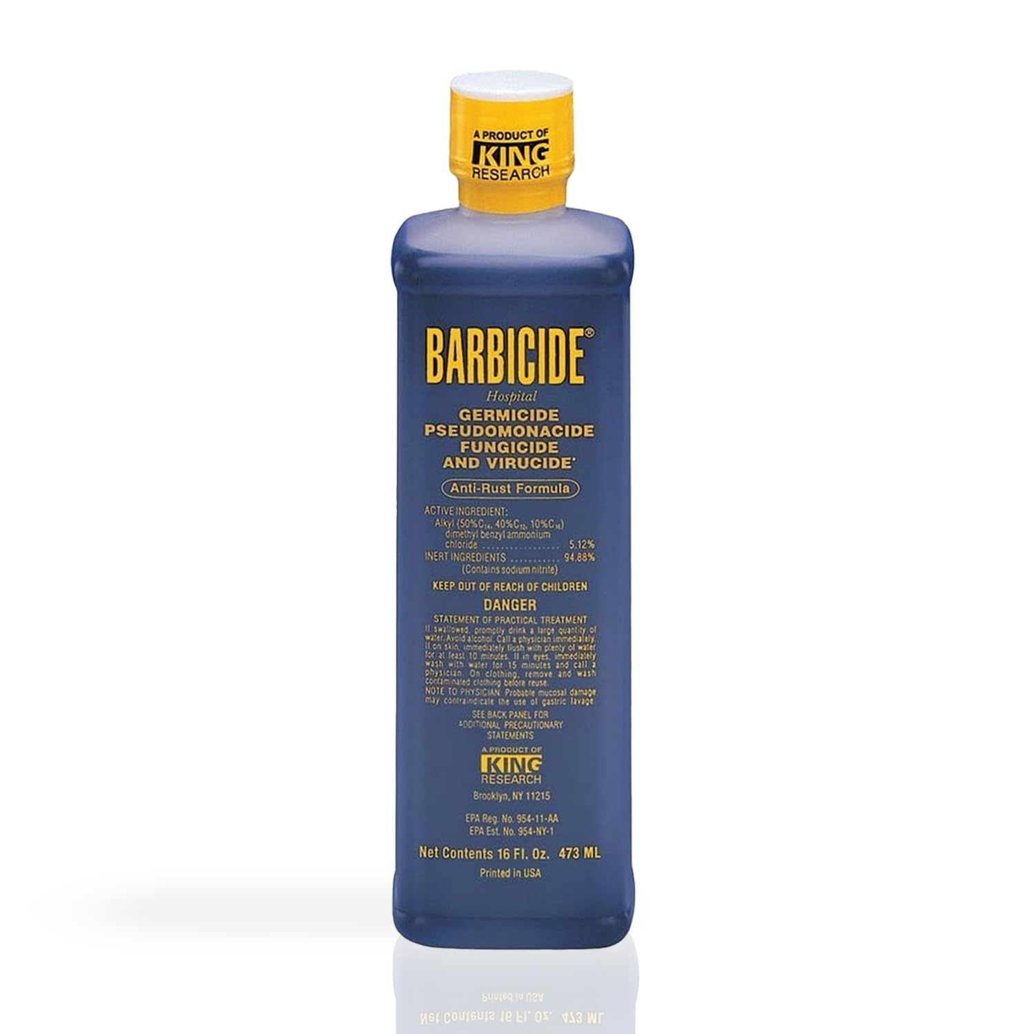 Barbicide Salon Barber Professional Disinfectant Solution 473 ml (Pack of 1) original version