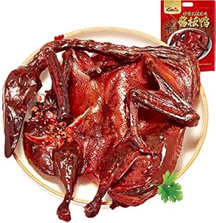 精武麻辣 鸭舌鸭掌鸭翅 卤味熟食 休闲零食小吃 中華料理中華食材 スパイシーダックタン、ダックフット、ダックウィング、煮込み料理、カジュアルスナック、スナック (ソースダック350g)