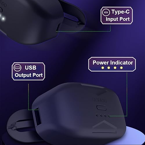 Miniatura 8 de GAEKOL Paquete de batería para DJI Avata Goggles 2Goggles V2, batería de 6000 mAh para DJI Avata Goggles 2V2 FPV Accesorios con indicador de