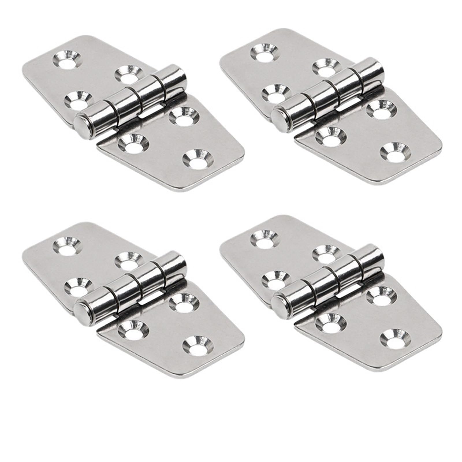 4Pcs Door Hinges Stainless Steel for Boat Window Hinges 76 * 38mm