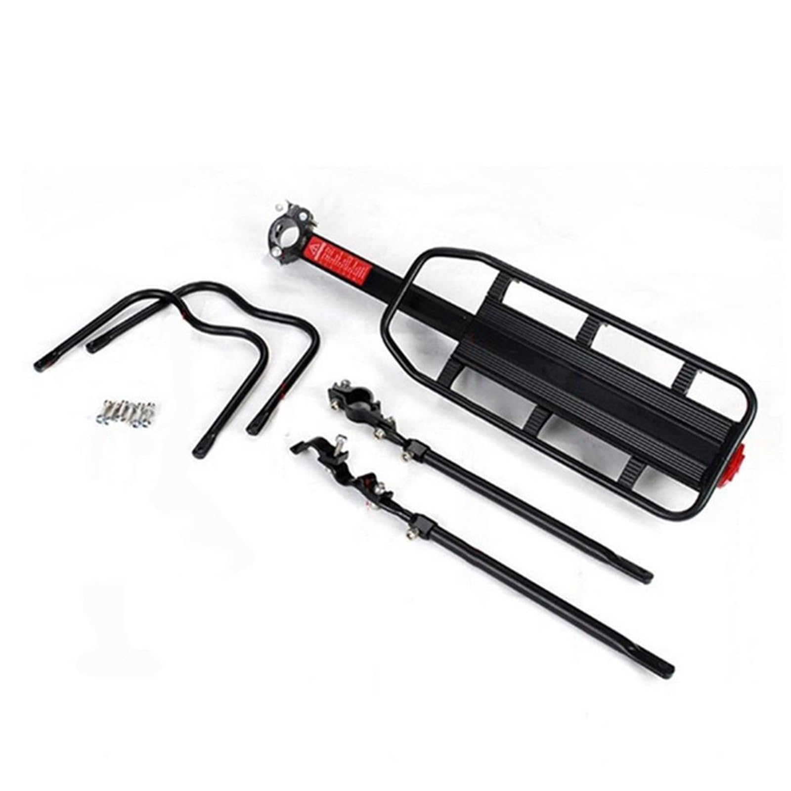 Portaequipajes Bicicleta Portador de equipaje de bicicletas Carga de aluminio Rack trasero Ciclismo Ciclismo Piedo Soporte Soporte para 20-29 pulgadas Bicicletas con herramientas de instalación Portab