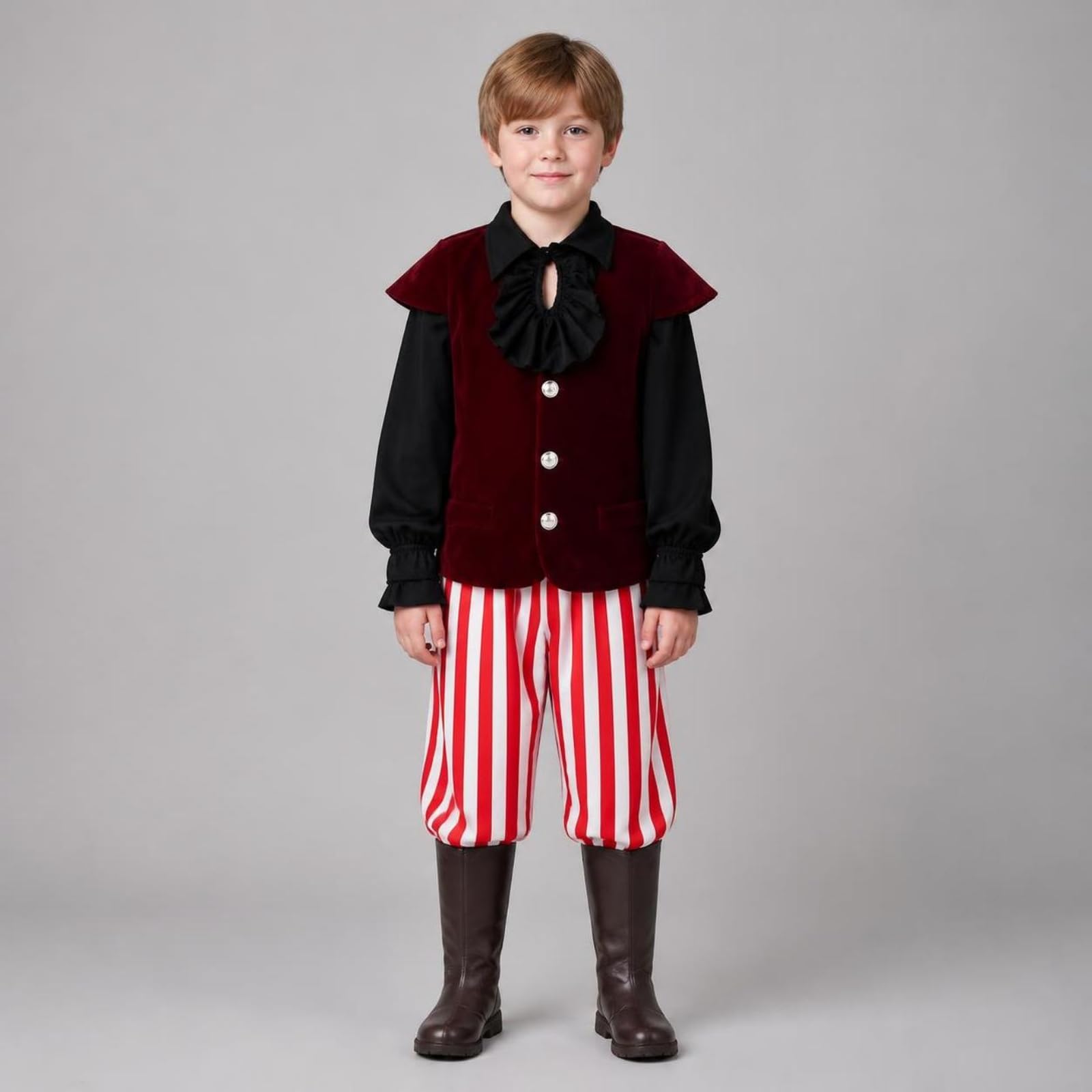Baoblaze Costume da Pirata Scenico | Storico, Costume Rinascimentale, per Feste in Maschera