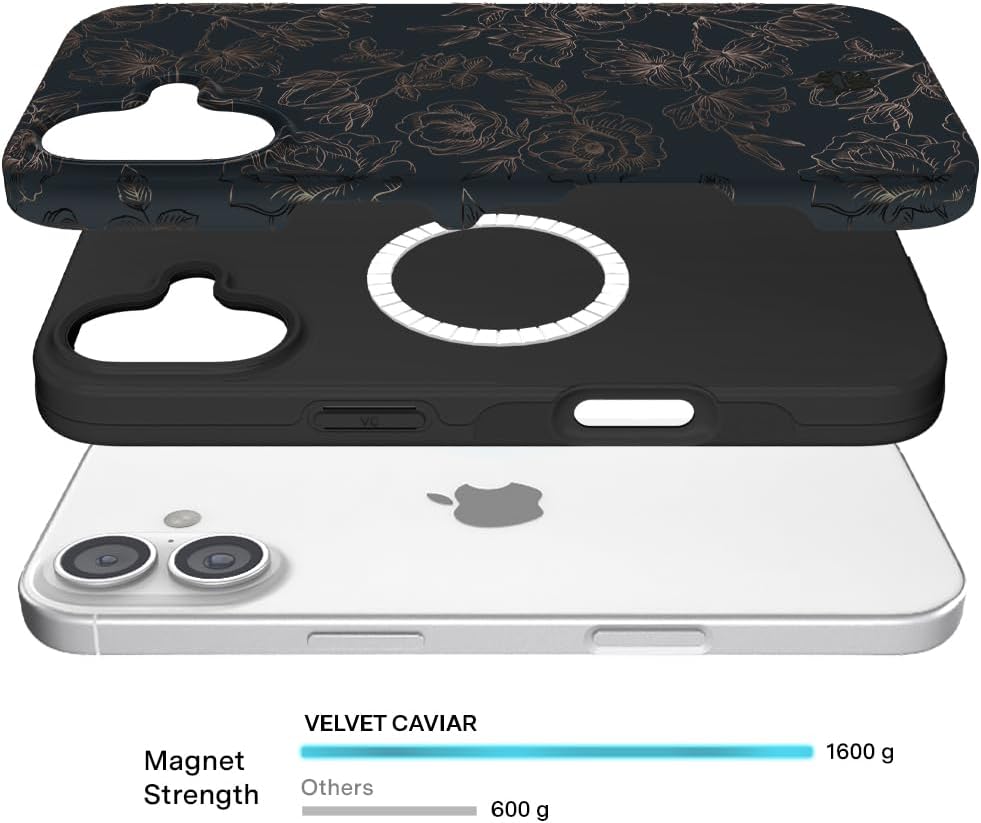  for iPhone 17 Case | Floral Rose Gold Chrome thumbnail
