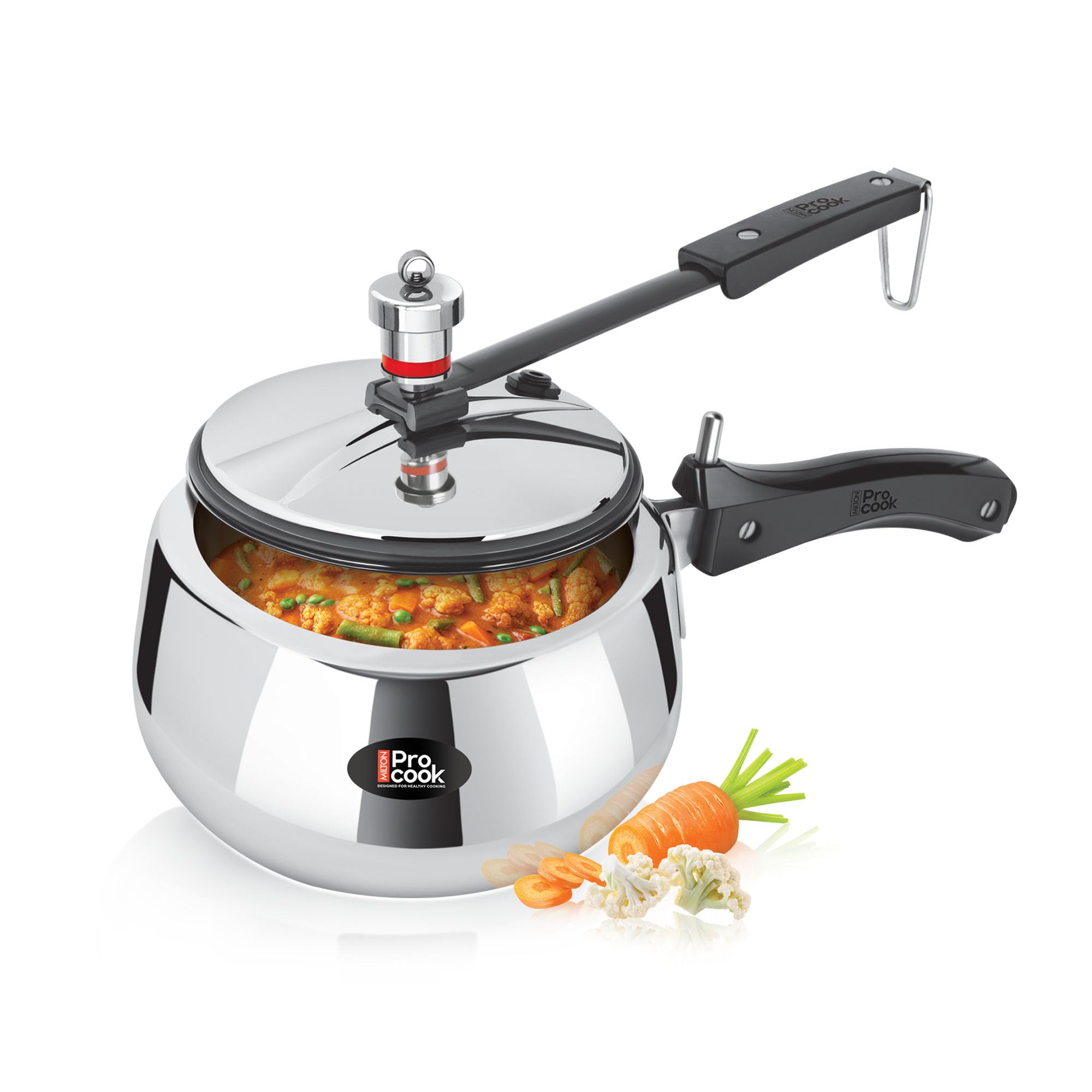 Milton Pro Cook Triply 2L Pressure Cooker (Inner Lid)