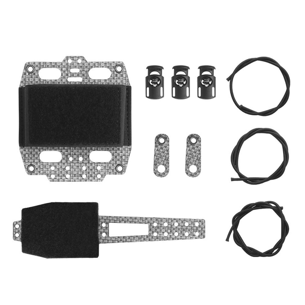 Borsa per Peso Casco, Custodia per Batteria NVG per Casco Tattica, Sacchetto Contrappeso per Caschi da Softair con Gancio e Passante per Sistema di Ritenzione da Batteria PVS31
