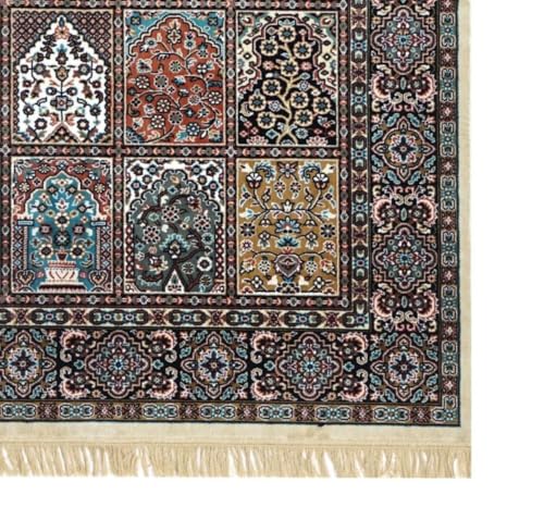 Image of Luxury Silk Carpet 2 x 6 FEET for Living Room or Bedroom, Made with Premium Silk, Perfect for Elegant Interiors Comfort and Timeless Design