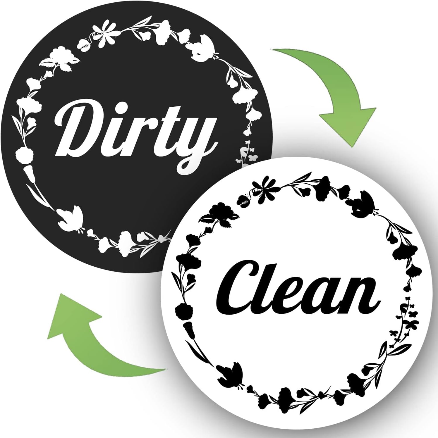 Works On Any Dishwashers Clean Dirty Sign,Waterproof