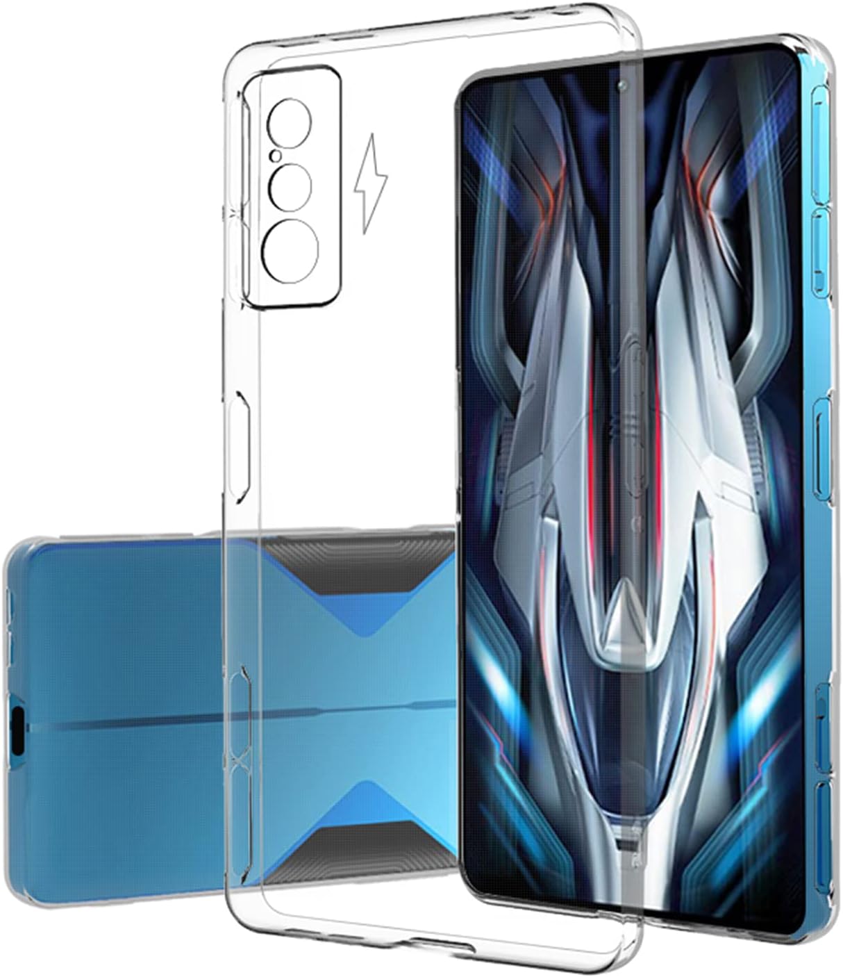 UNEED Xiaomi POCO F4 GT Smartphone Case Cover for Xiaomi Redmi K50G TPU Ultra Thin Full Protective Case Soft Case Clear Silicone Transparent Case Shockproof TPU Case Scratch Resistant Absorbent Soft Touch