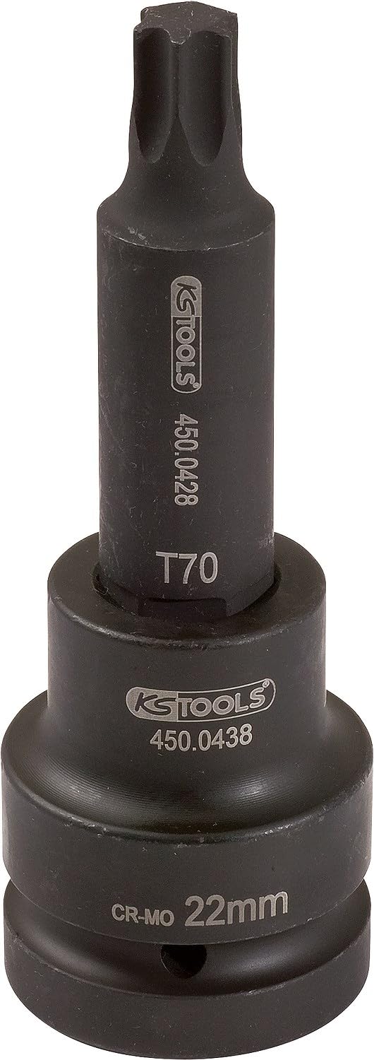 Douille à embout de force 3/4" Torx T100 longue en acier pour l'industrie