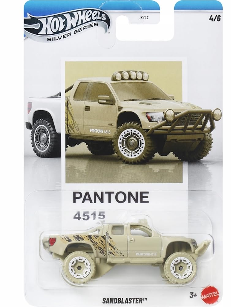 Hot Wheels Silver Series Pantone 574 1:64 Scale 'Sandblaster for 3 Years & Above 4/6 (Brown)-image-29