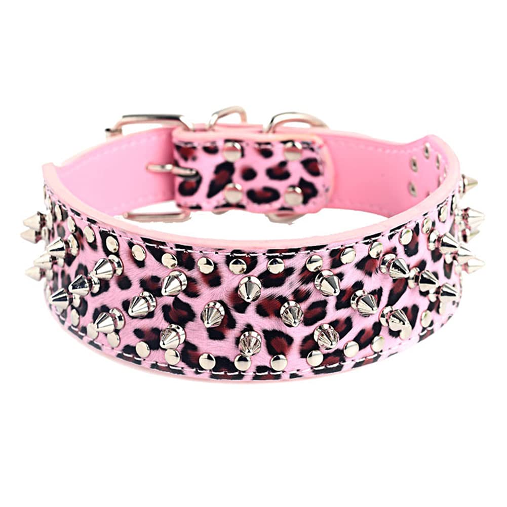 ETOPARS Dog Collar with Spike Studs, Spiked Collares with Studs, Bullet Nail Rivet Dogs Collar, Collar for Medium & Large Pets Pitbull โ image 1