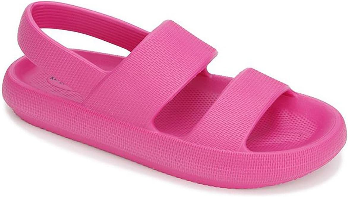 Kenneth Cole Women's Mello EVA Sling Flat Sandal, Fuschia, 6
