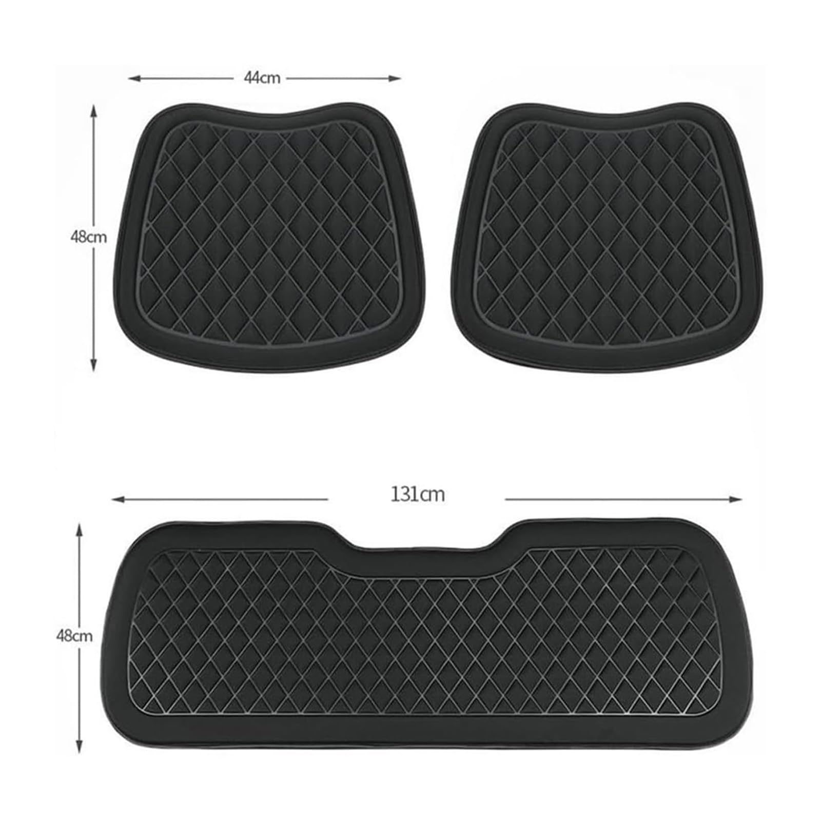 Auto Sitzkissen für Toyota Land Cruiser 2.5/3.0 D-4D, Sitzbezüge Sitzauflage Atmungsaktiv rutschfest Anti Rutsch Unterlage Autositzschoner Vordersitze Zubehör