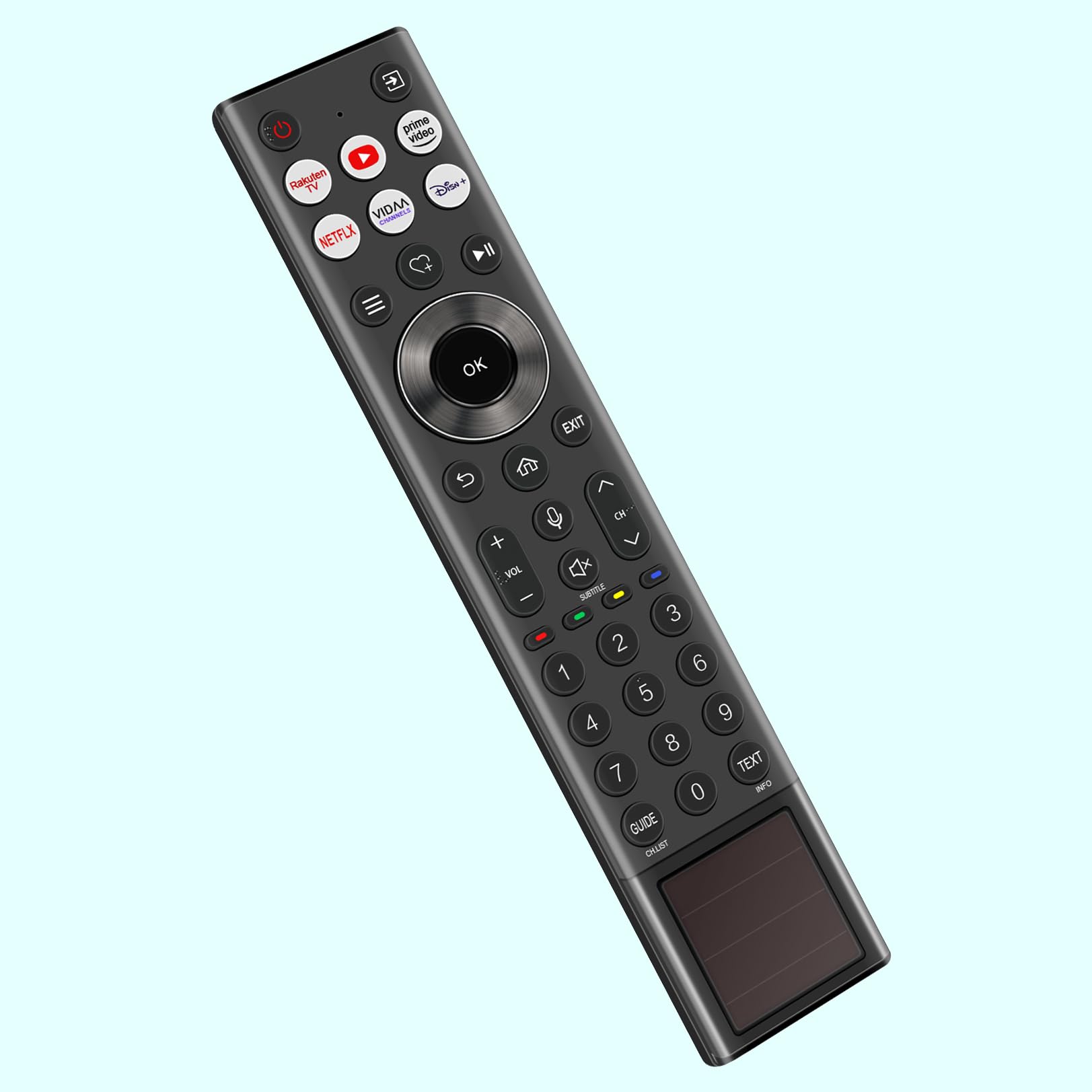 Zamiana pilota głosowego ERF6A66, pasuje do Hisense Mini-LED Smart TV 65U8NQTUK 75U8NQTUK 65U7NQTUK 75U7NQTUK 110UXNQTUK Canvas TV 55S7NQTUK