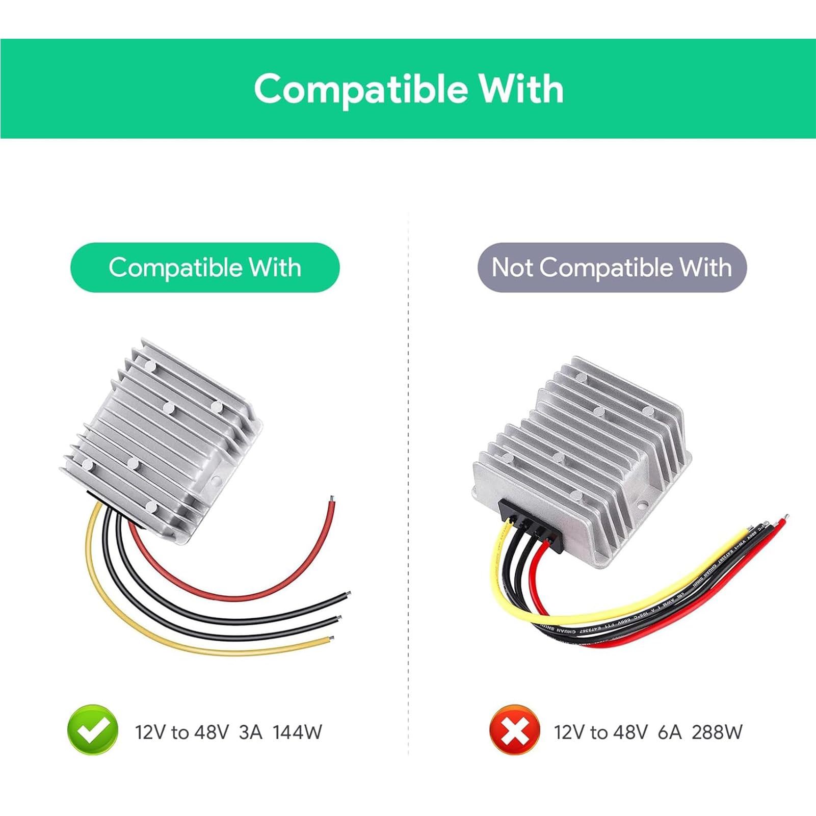Fafeicy Iniettore PoE GigE 150 W con Protezione Sovratensione, Ethernet 10 100 1000 Mbps, Convertitore Step-up CC 3 A con Cavo Parabolico, per Connessioni di Rete Stabili