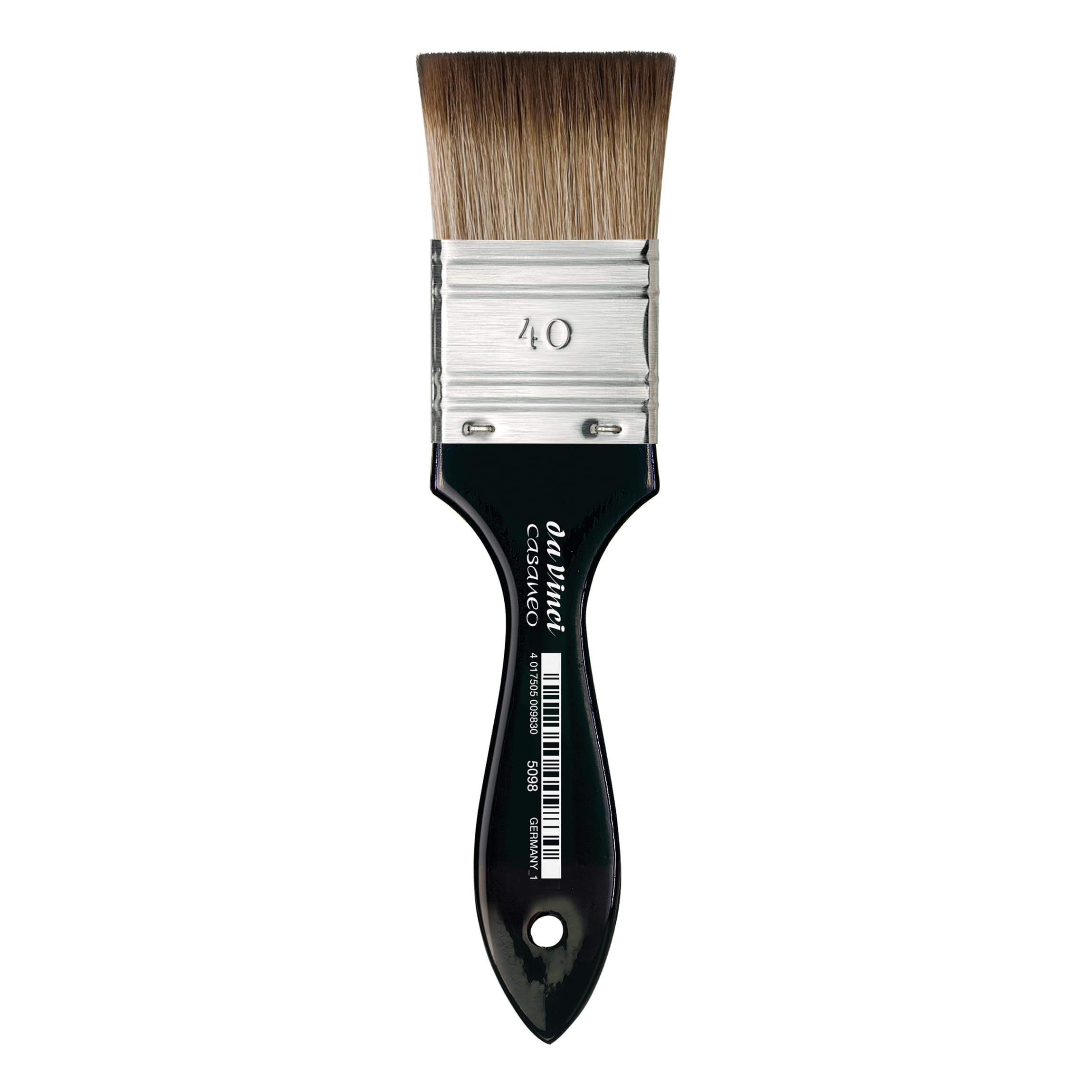 da Vinci, CASANEO, Wide Brush, Synthetic Fibres, Artist's Brush, Watercolour Painting, Liquid Acrylic Paints, Made in Germany, Wide, Size 40