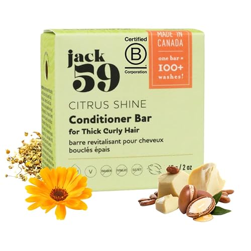 Barra de acondicionador sólido de lujo para cabello grueso y rizado con aceites esenciales de naranja y bergamota, acondicionador orgánico, barras