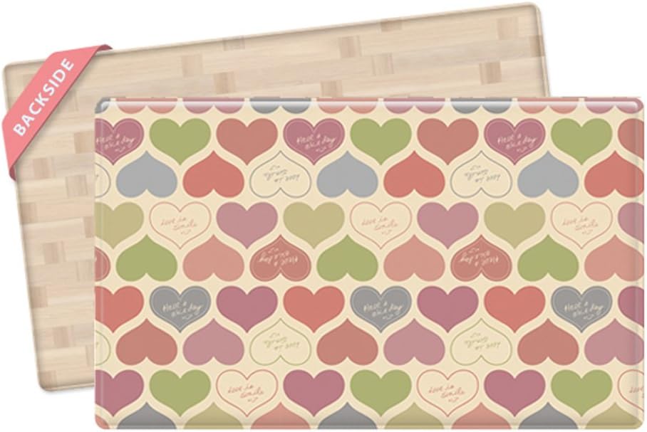 LG Hausys Design Cushion Super Size Lovely Heart Play Mat | 140x250x1.6cm | HD882254