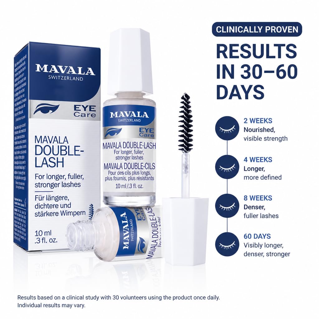 Mavala (MA6HL) Double-Lash Trattamento per ciglia più lunghe, dense e forti