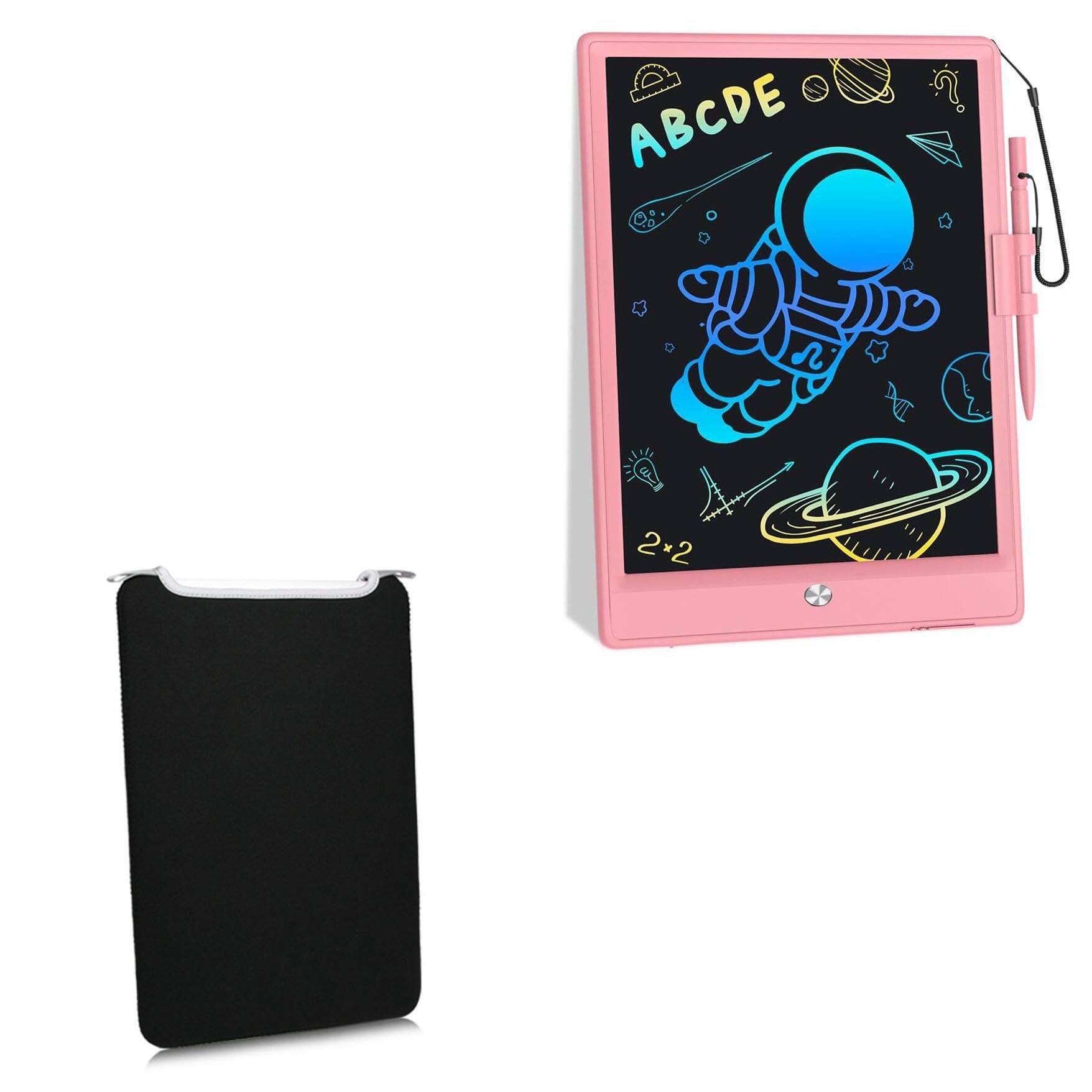 BoxWave Case Compatible with Mloong WS210 (10 in) - SlipSuit, Soft Slim Neoprene Pouch Protective Case Cover - Jet Black